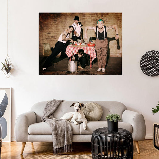 Red Hot Chili Peppers Funk Rock Band Music Art Wall Art Print Poster