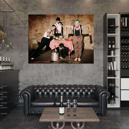 Red Hot Chili Peppers Funk Rock Band Music Art Wall Art Print Poster