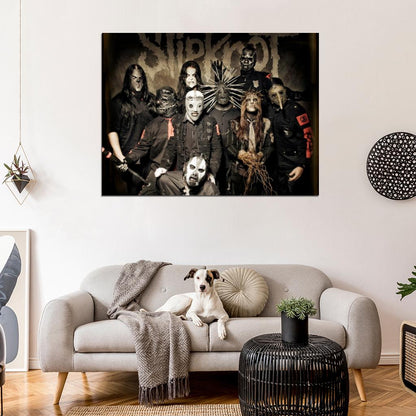 Slipknot Heavy Nu Metal Band Music Art Wall Art Print Poster