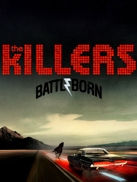 The Killers Battle Born Horse Car Indie Rock Band Music Art Wall Art Print Poster