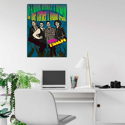 The Killers Painting Art Vintage Indie Rock Band Music Art Wall Art Print Poster