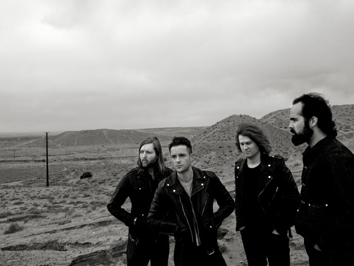 The Killers Indie Rock Band Music BW Art Wall Art Print Poster