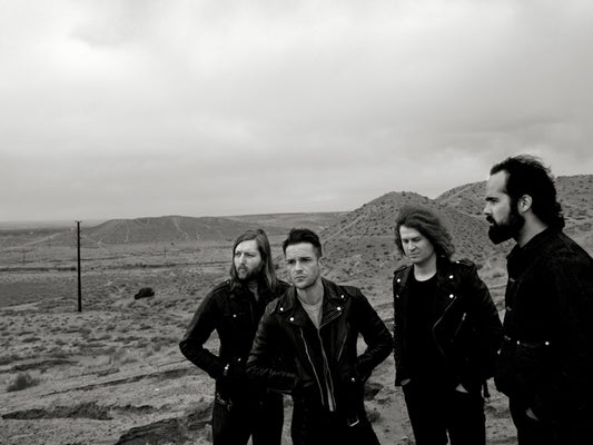 The Killers Indie Rock Band Music BW Art Wall Art Print Poster