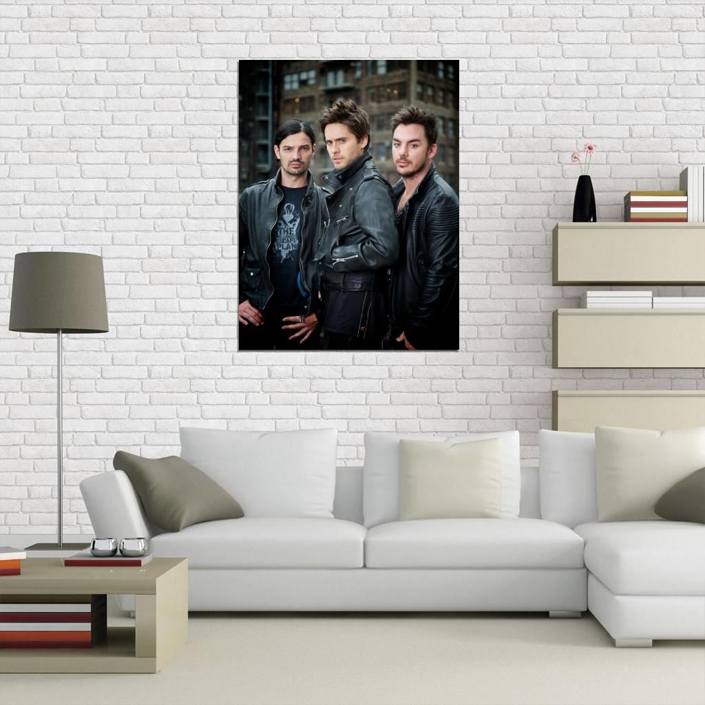 30 Seconds to Mars Rock Band Music Art Wall Art Print Poster