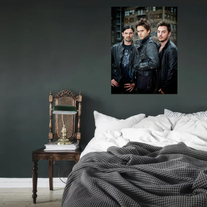 30 Seconds to Mars Rock Band Music Art Wall Art Print Poster