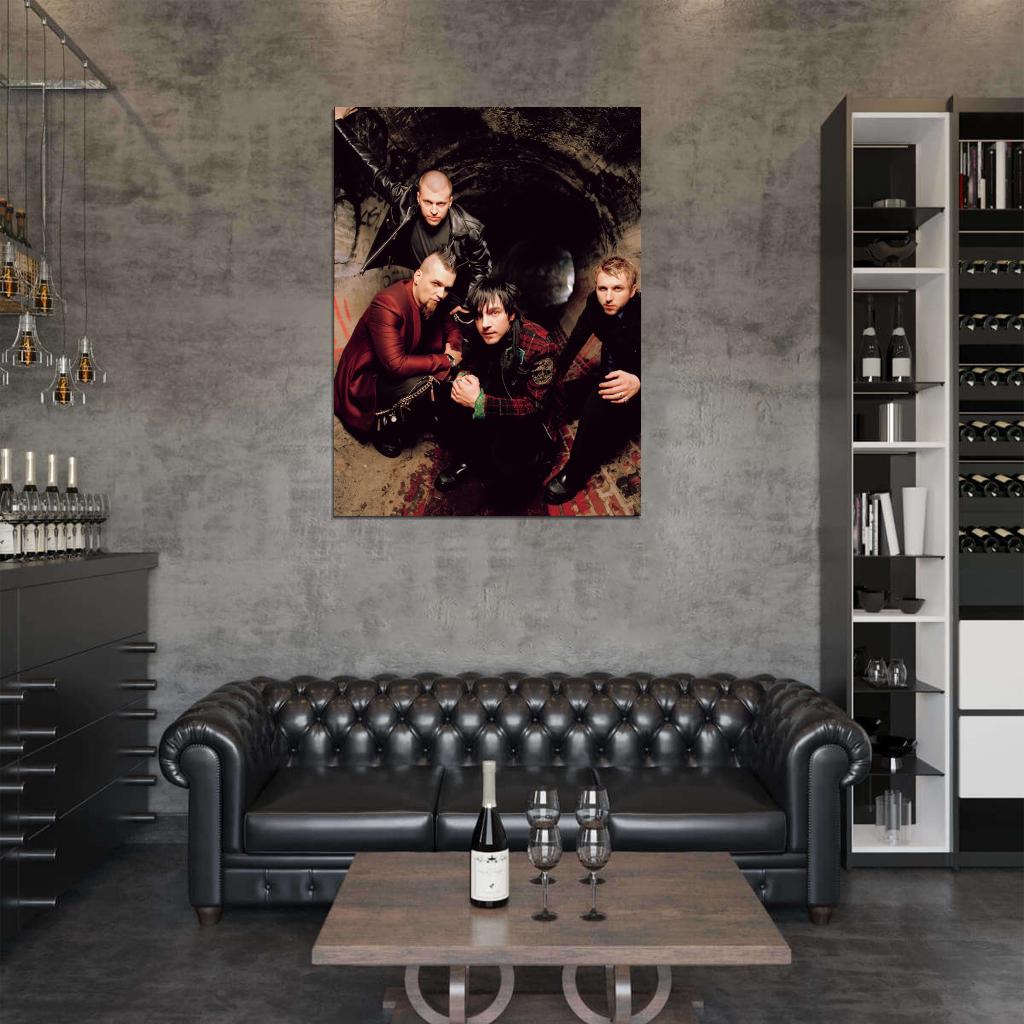 Three Days Grace Rock Band Music Art Wall Art Print Poster