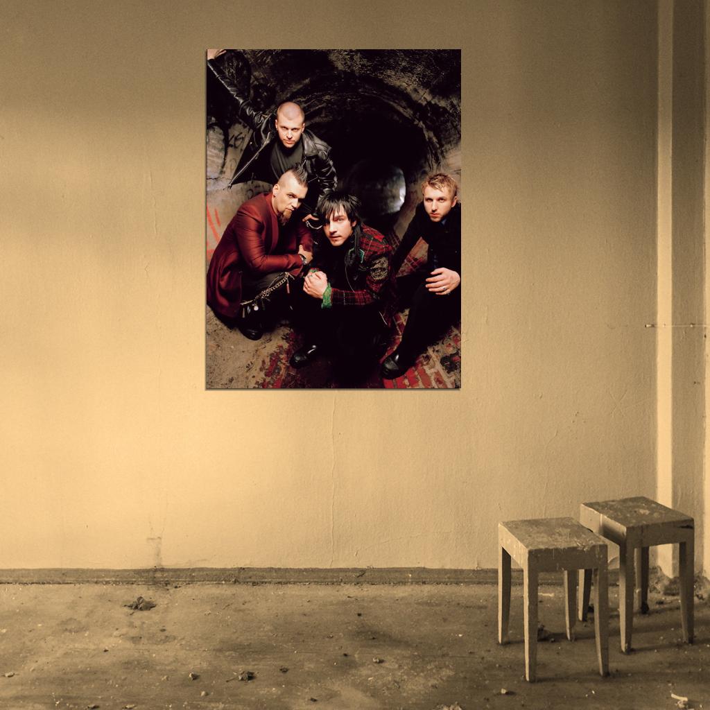 Three Days Grace Rock Band Music Art Wall Art Print Poster