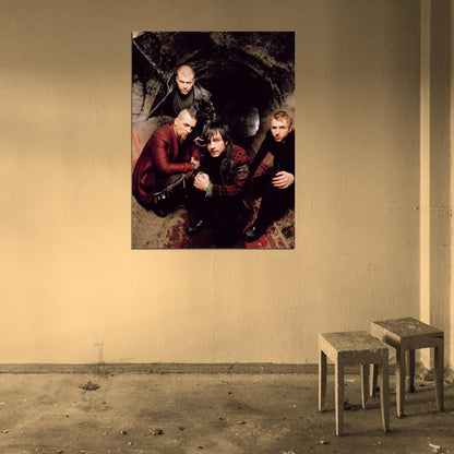 Three Days Grace Rock Band Music Art Wall Art Print Poster