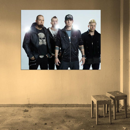 Three Days Grace Rock Band Music Art Wall Art Print Poster