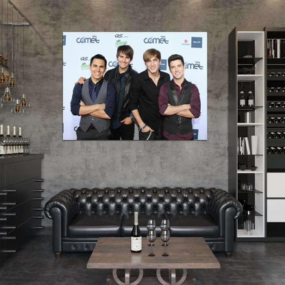 Big Time Rush Pop Band Music Art Wall Art Print Poster