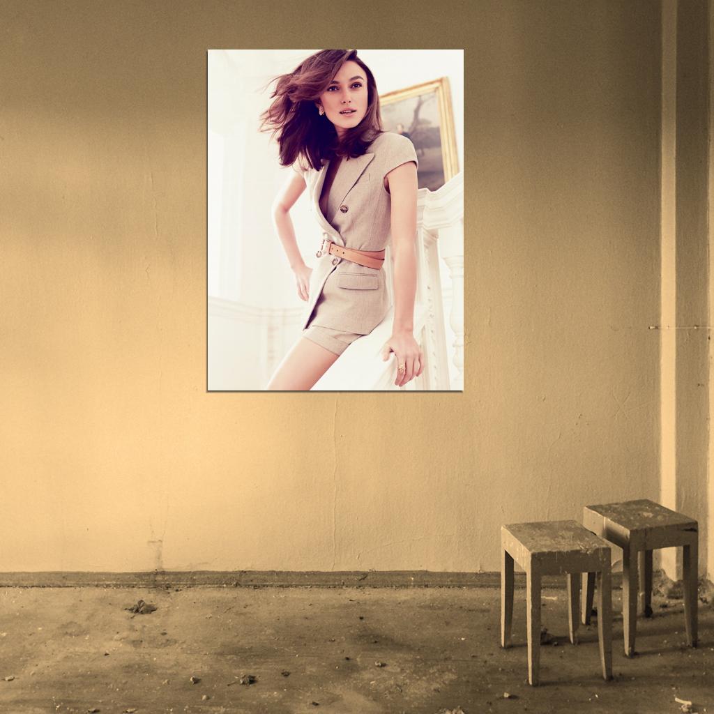 Keira Knightley Beauty Style Actress Art Wall Art Print Poster
