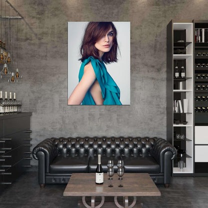 Keira Knightley Portrait Sexy Actress Art Wall Art Print Poster