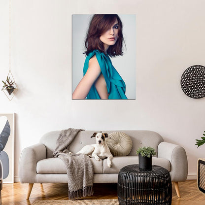 Keira Knightley Portrait Sexy Actress Art Wall Art Print Poster