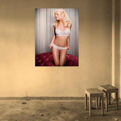 Pamela Anderson Sexy Hot Model Actress Art Wall Art Print Poster
