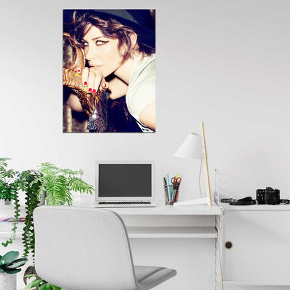 Evangeline Lilly Portrait Actress Art Wall Art Print Poster