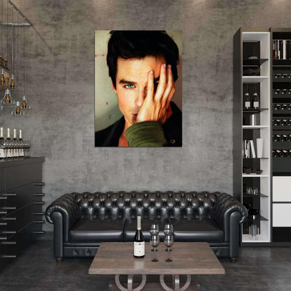 Ian Somerhalder Portrait Actor Art Wall Art Print Poster