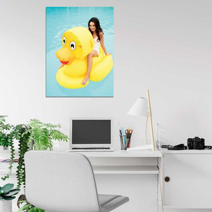 Mila Kunis Funny Smile Actress Art Wall Art Print Poster