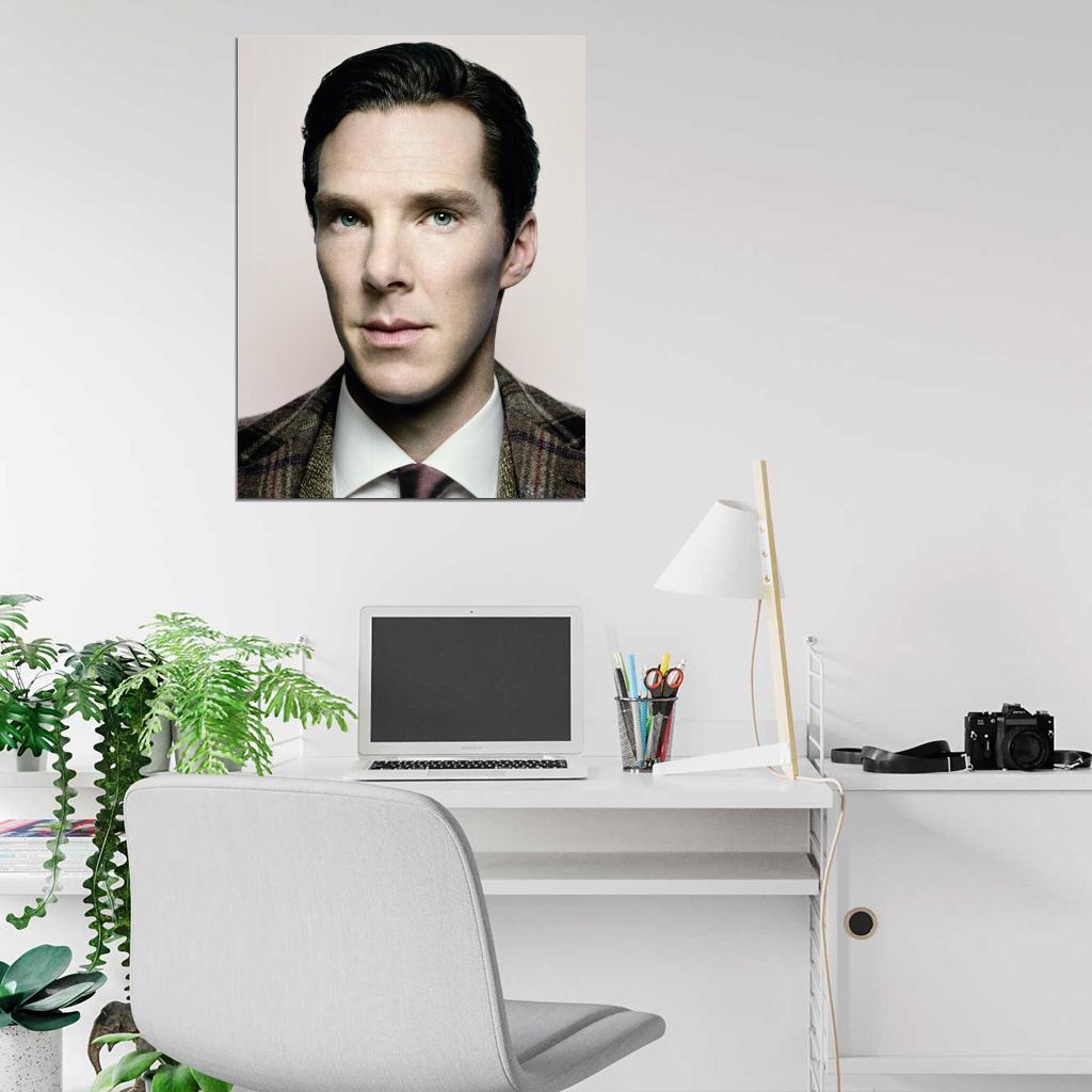 Benedict Cumberbatch Portrait Actor Art Wall Art Print Poster