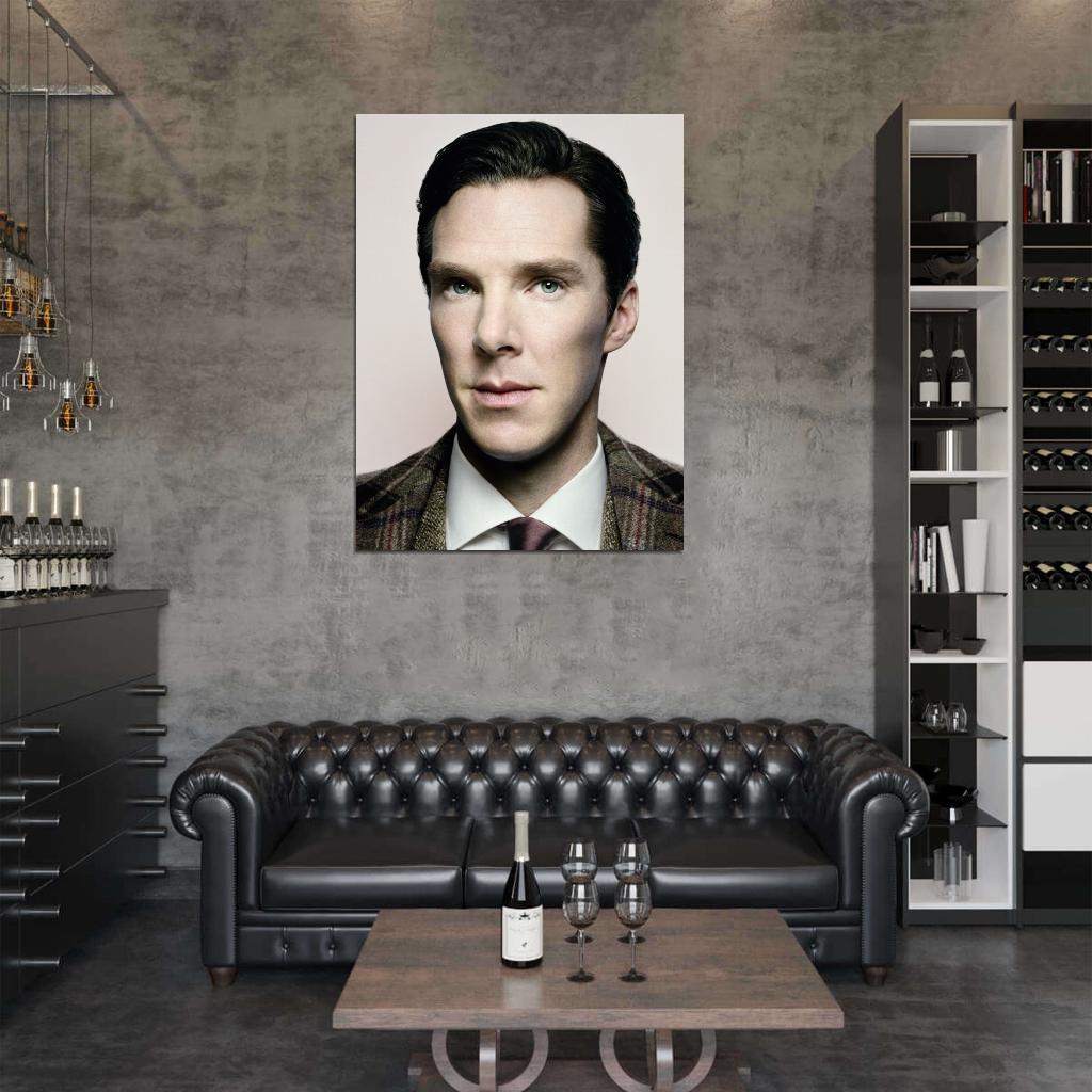 Benedict Cumberbatch Portrait Actor Art Wall Art Print Poster