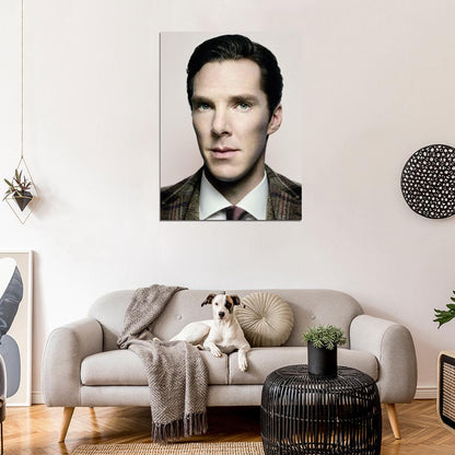 Benedict Cumberbatch Portrait Actor Art Wall Art Print Poster