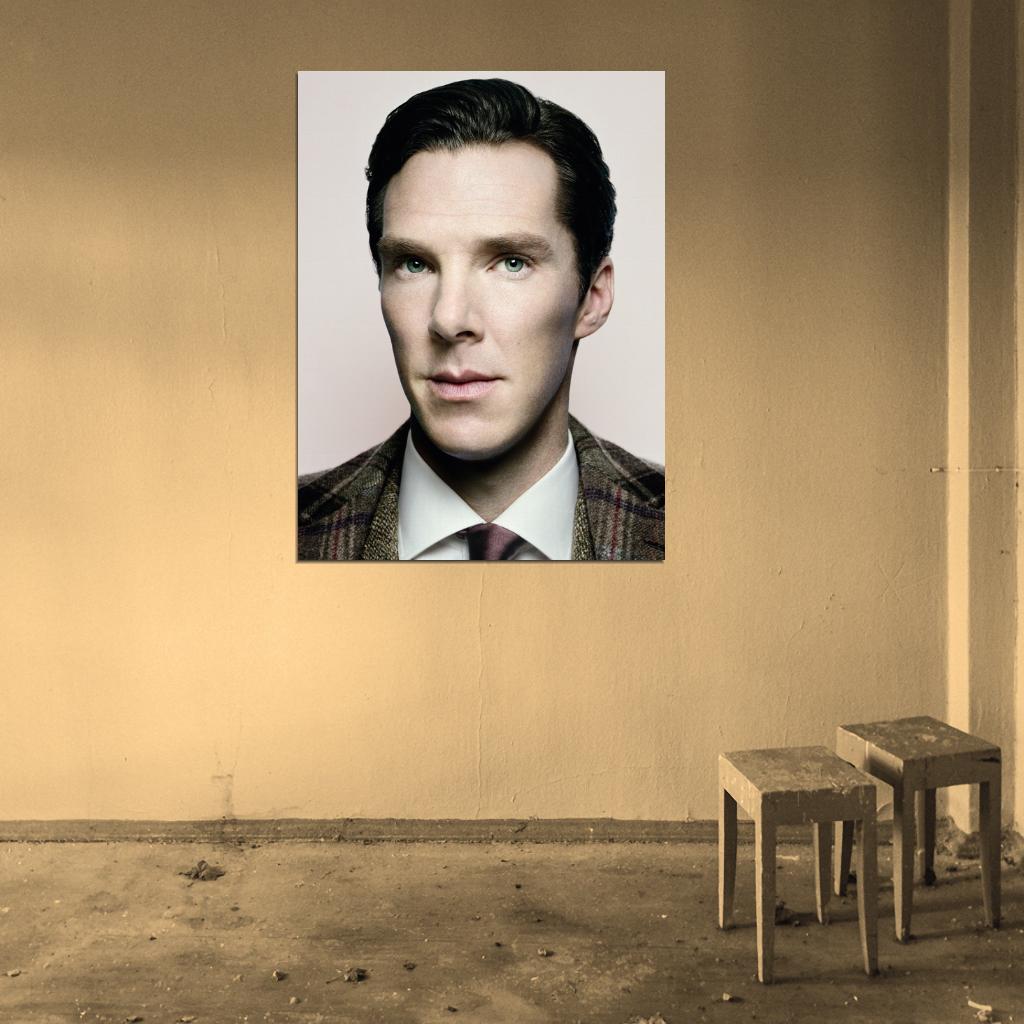 Benedict Cumberbatch Portrait Actor Art Wall Art Print Poster