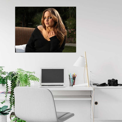 Jennifer Lawrence Actress Art Wall Art Print Poster