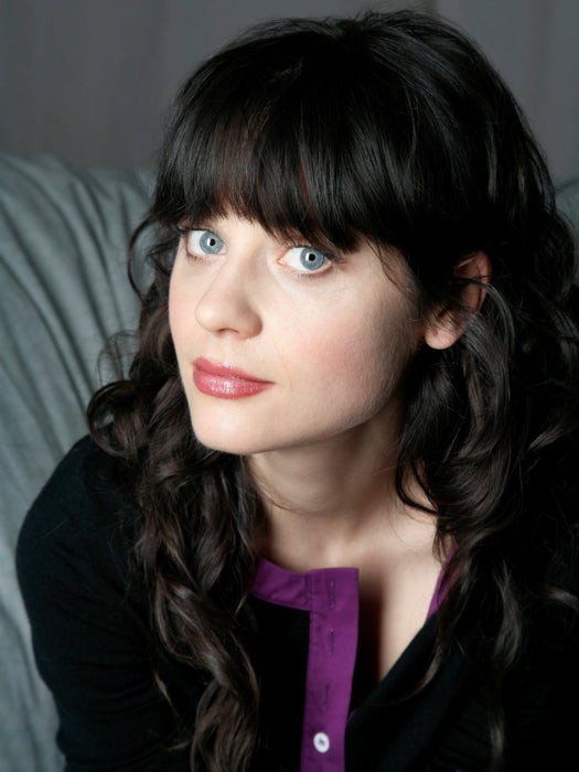 Zooey Deschanel Cute Portrait Actress Art Wall Art Print Poster