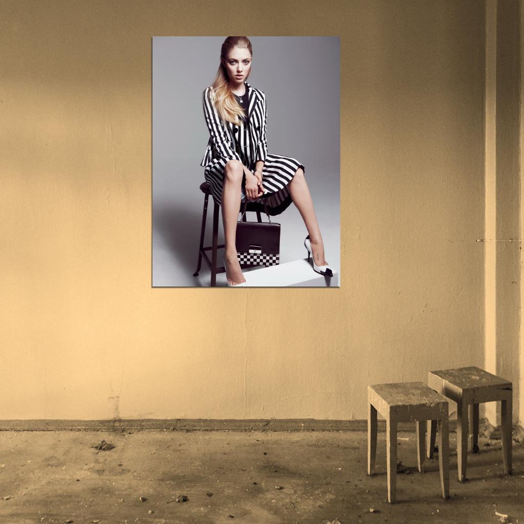 Amanda Seyfried Actress Art Wall Art Print Poster