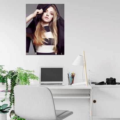 Amanda Seyfried Portrait Actress Art Wall Art Print Poster