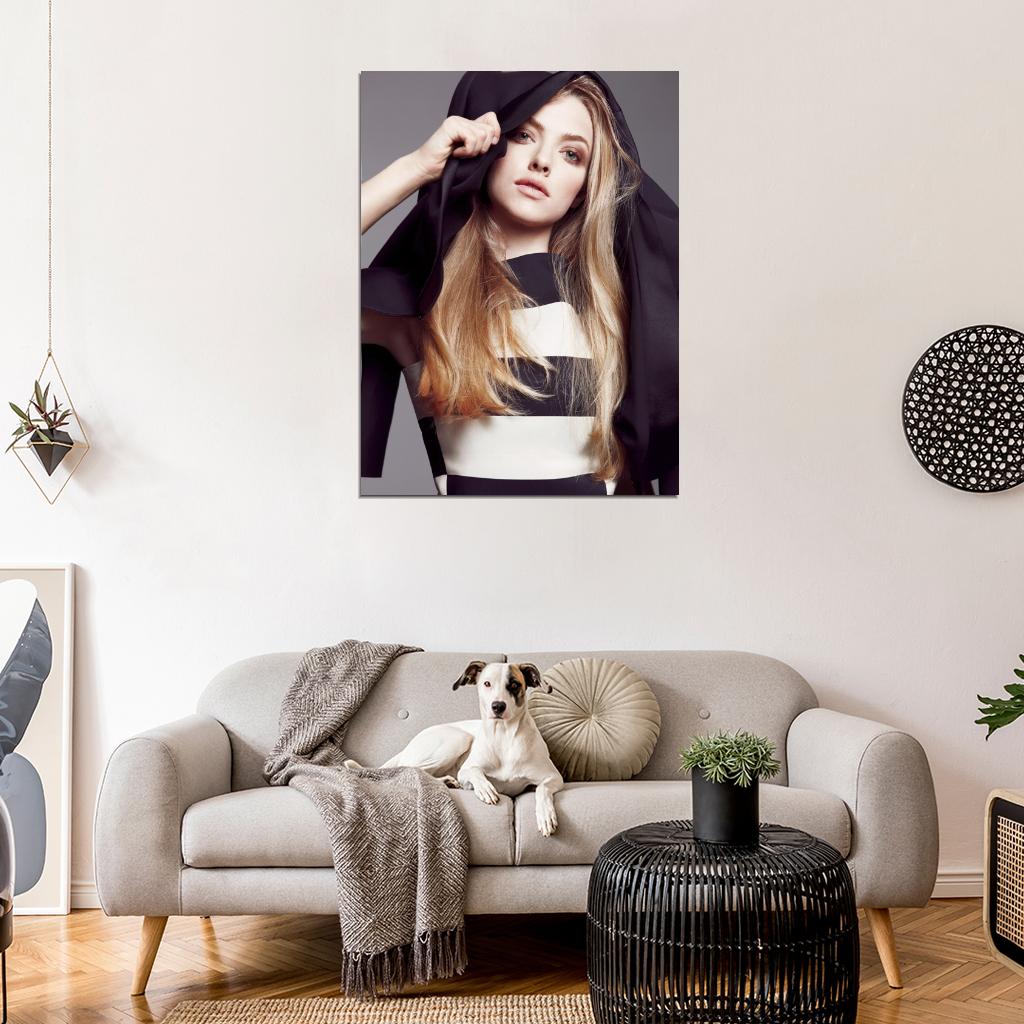 Amanda Seyfried Portrait Actress Art Wall Art Print Poster