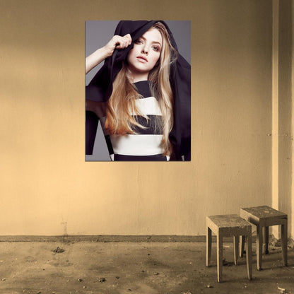 Amanda Seyfried Portrait Actress Art Wall Art Print Poster