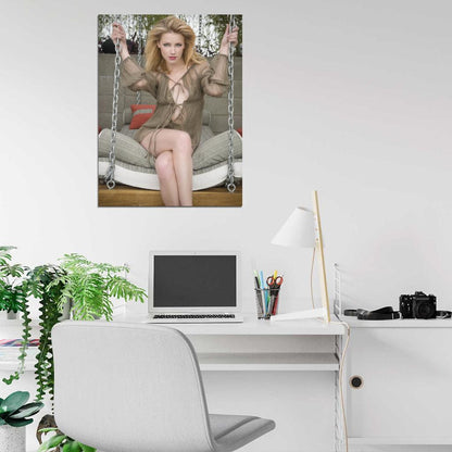 Amber Heard Sexy Actress Art Wall Art Print Poster