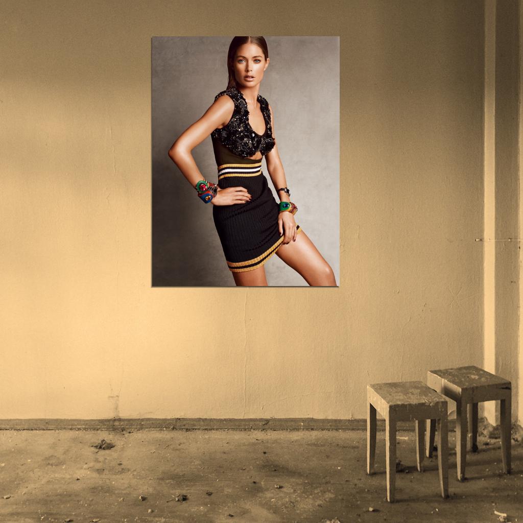 Doutzen Kroes Model Art Wall Art Print Poster