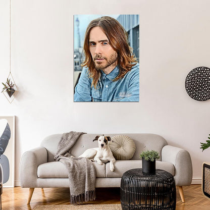 Jared Leto Portrait Rock Singer Actor Art Wall Art Print Poster