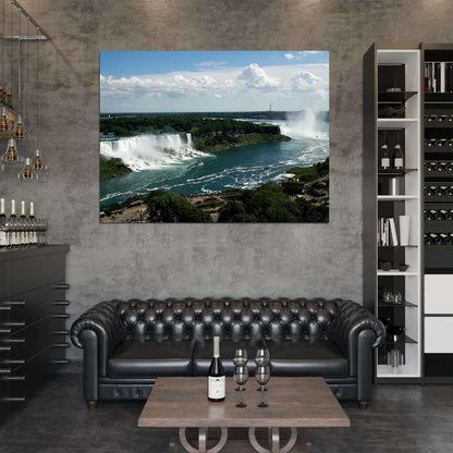 Niagara Falls Nature Art Wall Art Print Poster