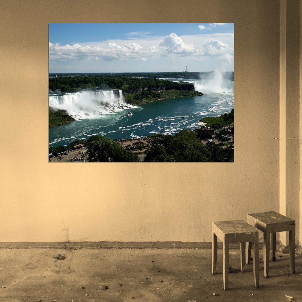 Niagara Falls Nature Art Wall Art Print Poster