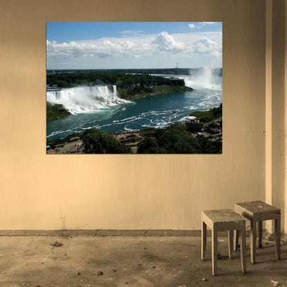 Niagara Falls Nature Art Wall Art Print Poster