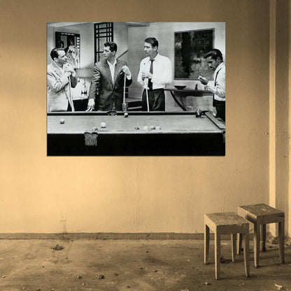 Rat Pack Petro BW Art Wall Art Print Poster