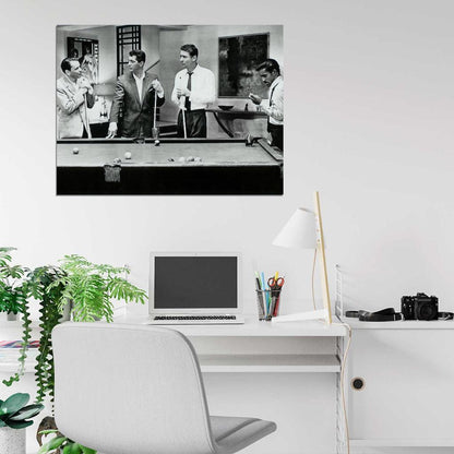 Rat Pack Petro BW Art Wall Art Print Poster