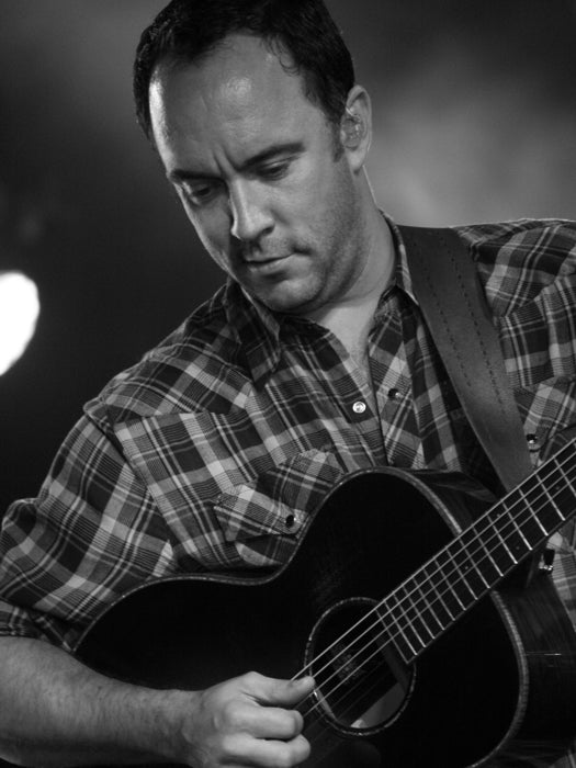 Dave Matthews Guitar Rock Singer Music BW Art Wall Art Print Poster