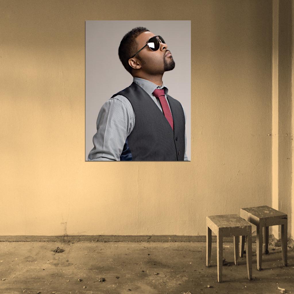 Musiq Soulchild R&B Singer Music Art Wall Art Print Poster