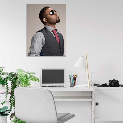 Musiq Soulchild R&B Singer Music Art Wall Art Print Poster