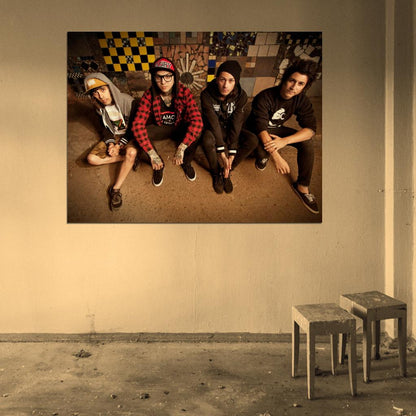 Pierce The Veil Rock Band Music Art Wall Art Print Poster