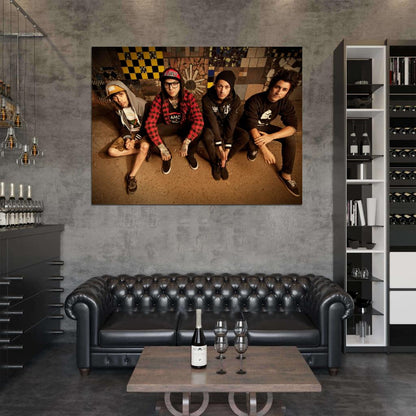 Pierce The Veil Rock Band Music Art Wall Art Print Poster