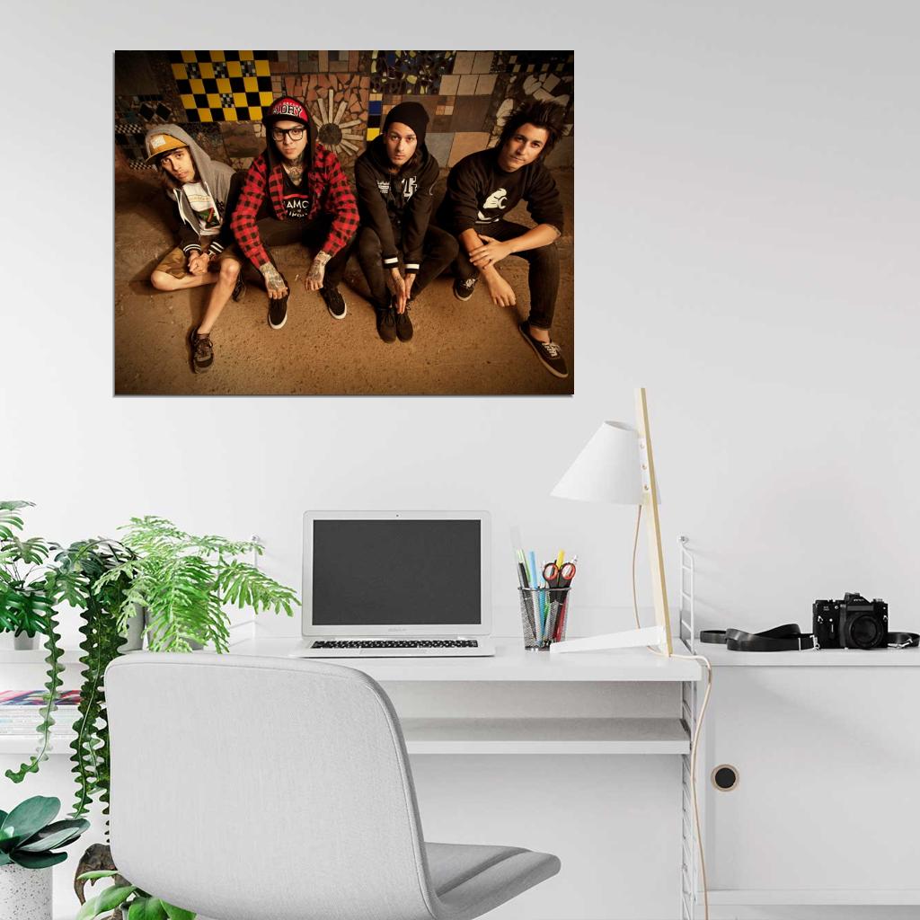 Pierce The Veil Rock Band Music Art Wall Art Print Poster
