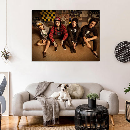 Pierce The Veil Rock Band Music Art Wall Art Print Poster