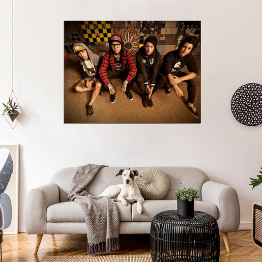 Pierce The Veil Rock Band Music Art Wall Art Print Poster