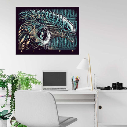 Alien Movie Awesome Art Ellen Ripley Sigourney Weaver Wall Art Print Poster