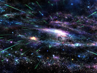 Amazing Space Stars Galaxy Speed Light Nebula Wall Art Print Poster