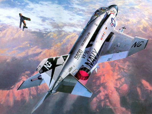 McDonnell Douglas F-4 Phantom II Air Forces Art War Military Wall Art Print Poster